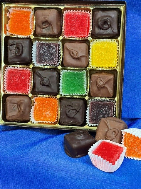 16pc Prepackaged Assorted Sanded Jellies