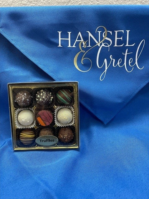 9pc Pre Packaged Assorted Truffles from Hansel and Gretel Candy Kitchen Helen Georgia