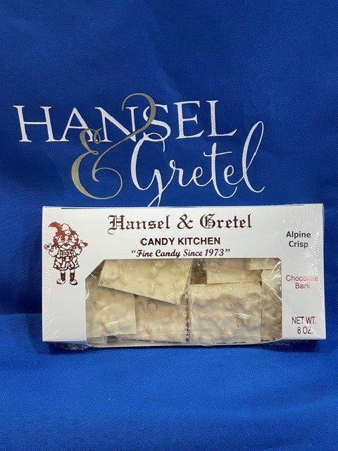 Alpine Crisp Bark 8oz Box - Hansel And Gretel Candy Kitchen - Helen GA