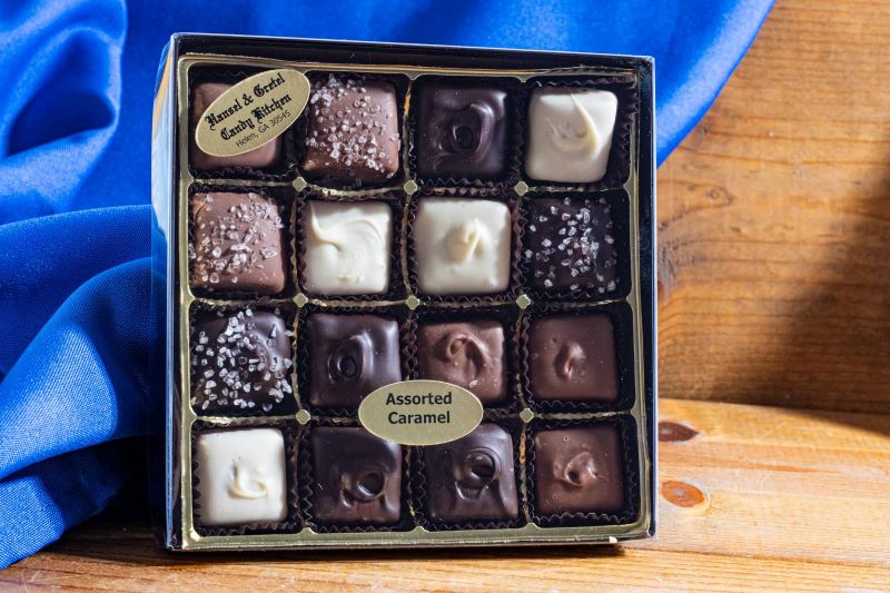 16pc Pre Packaged Assorted Caramels from Hansel and Gretel Candy Kitchen Helen Georgia