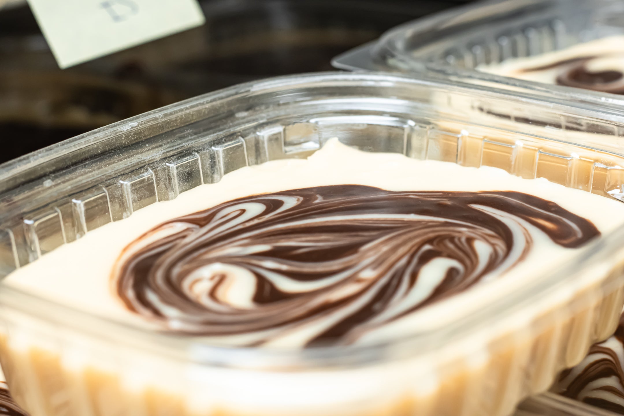 Chocolate Cheesecake Butter/Cream Fudge  1/2lb in a plastic container, from Hansel and gretel Candy Kitchen, Helen Georgia