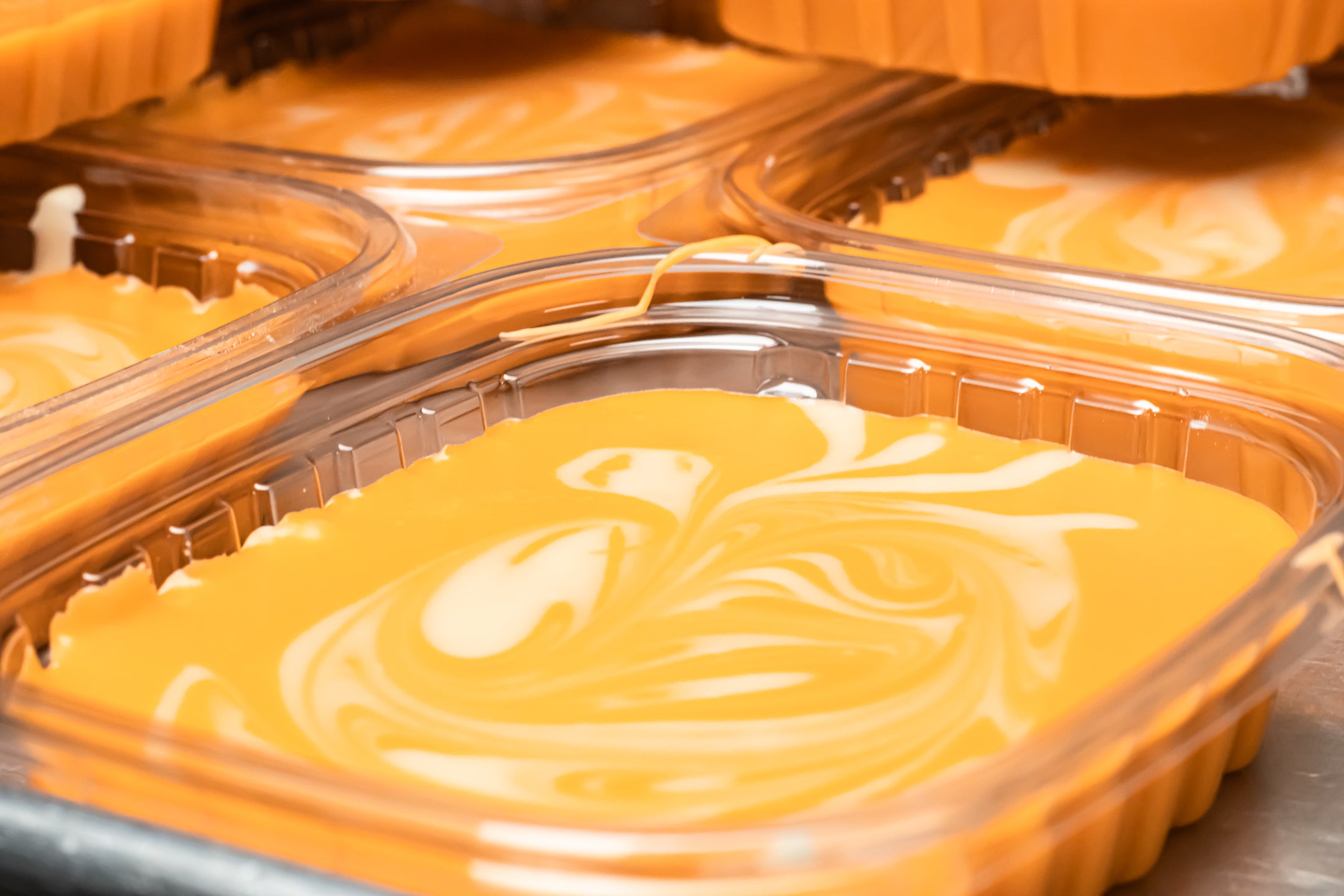 Orange Creamsicle Butter/Cream Fudge  1/2lb in plastic package from Hansel and Gretel Candy Kitchen, Helen