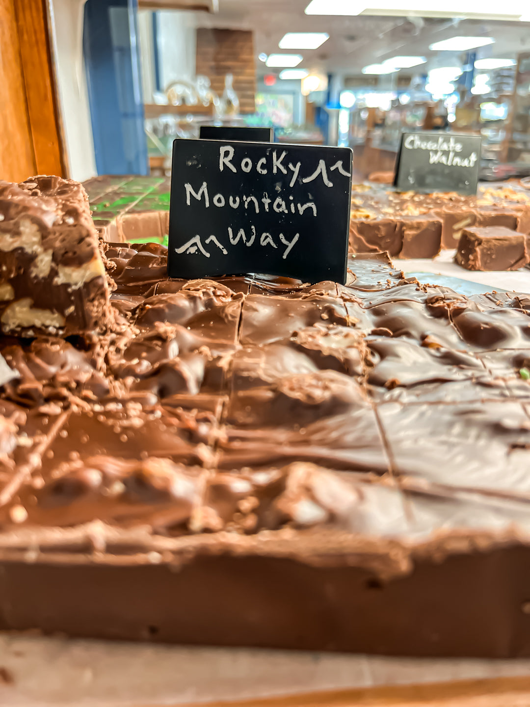 Rocky Road Butter/Cream Fudge  1/2lb from Hansel and Gretel Candy Kitchen Helen Georgia