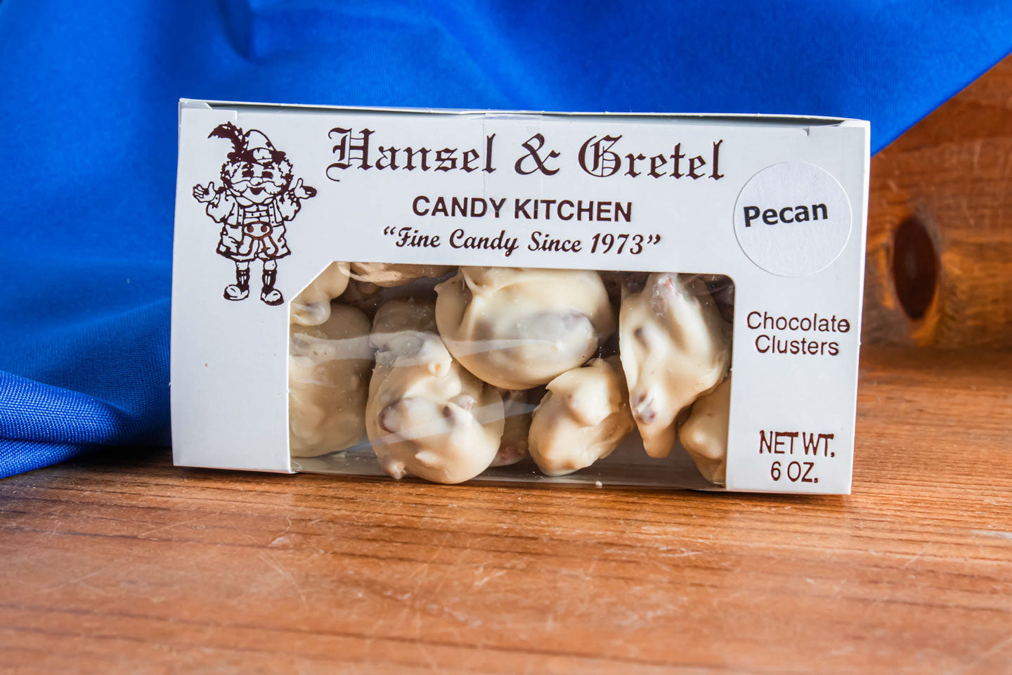Hansel and Gretel White Chocolate Pecan Chocolate Clusters Boxed from Hansel and Gretel Candy Kitchen Helen Georgia