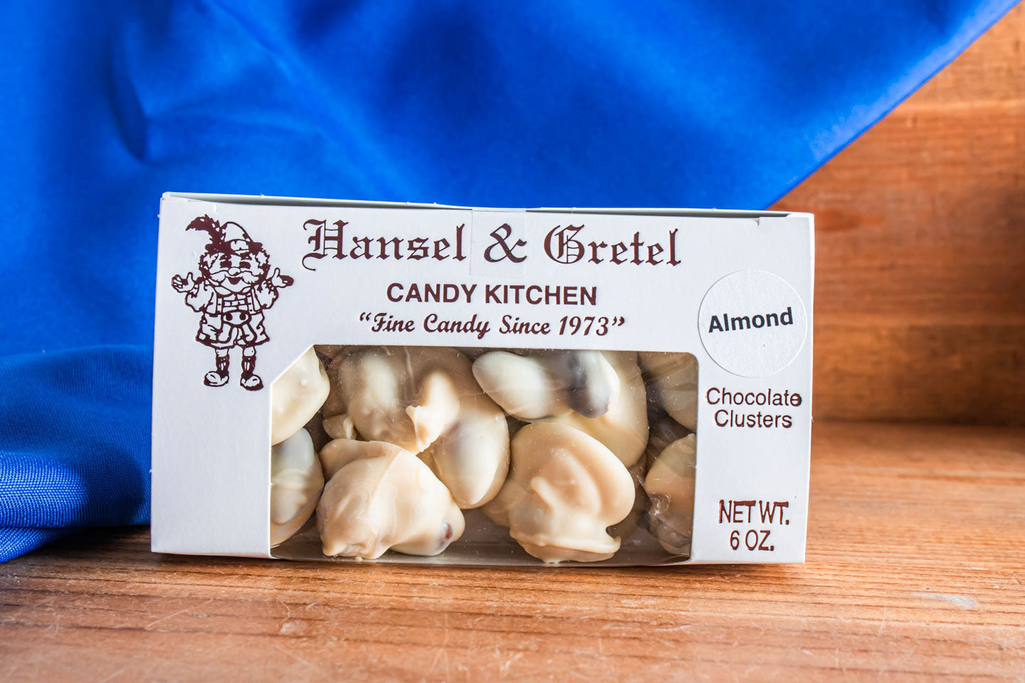 Hansel and Gretel White Chocolate Almond Clusters White Box