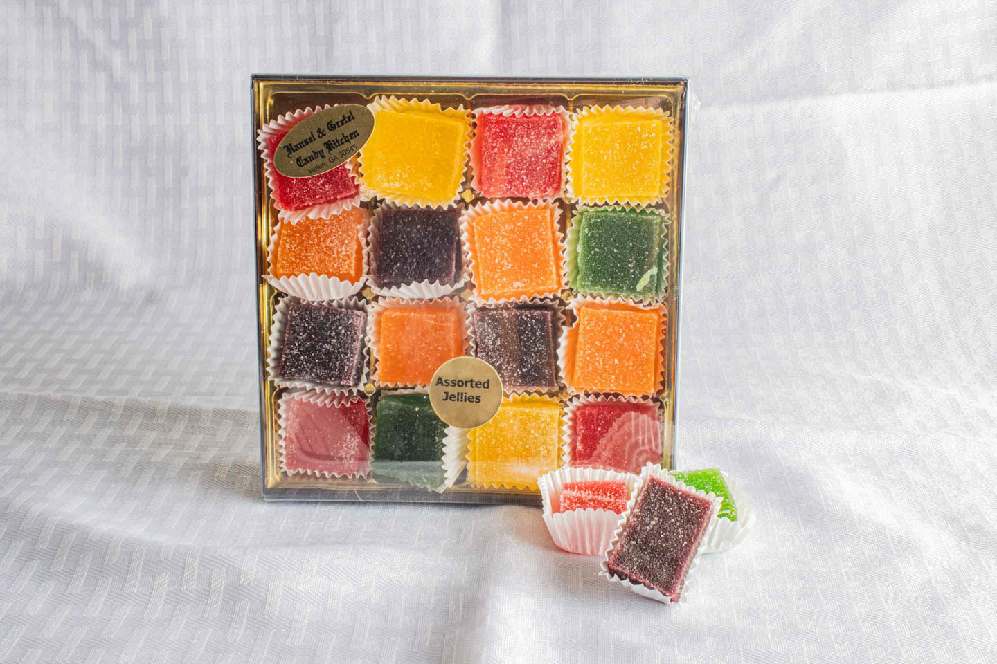 16 pc Prepackaged Assorted Sanded Jellies - Hansel And Gretel