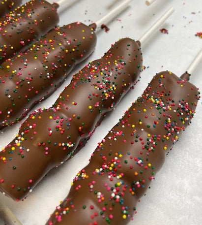  Handmade Large Chocolate Covered Marshmallows, crafted with care at Hansel & Gretel Candy Kitchen in Helen, GA