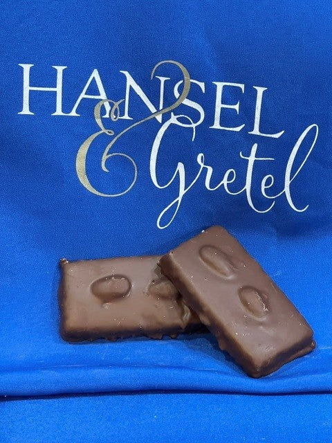 Milk Chocolate Coconut Bar Topped with Almonds