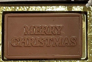 Stamped Merry Christmas Bar