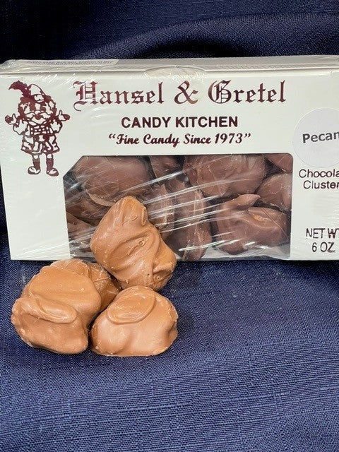 Pecan Clusters 6oz Box - Hansel And Gretel Candy Kitchen - Helen GA