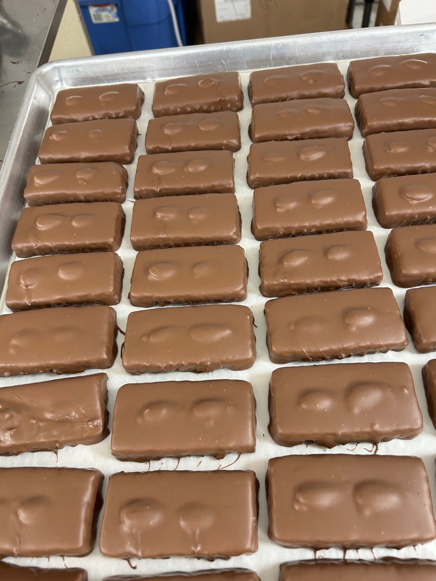 Milk Chocolate Sweetened Coconut Bar Topped with Almonds