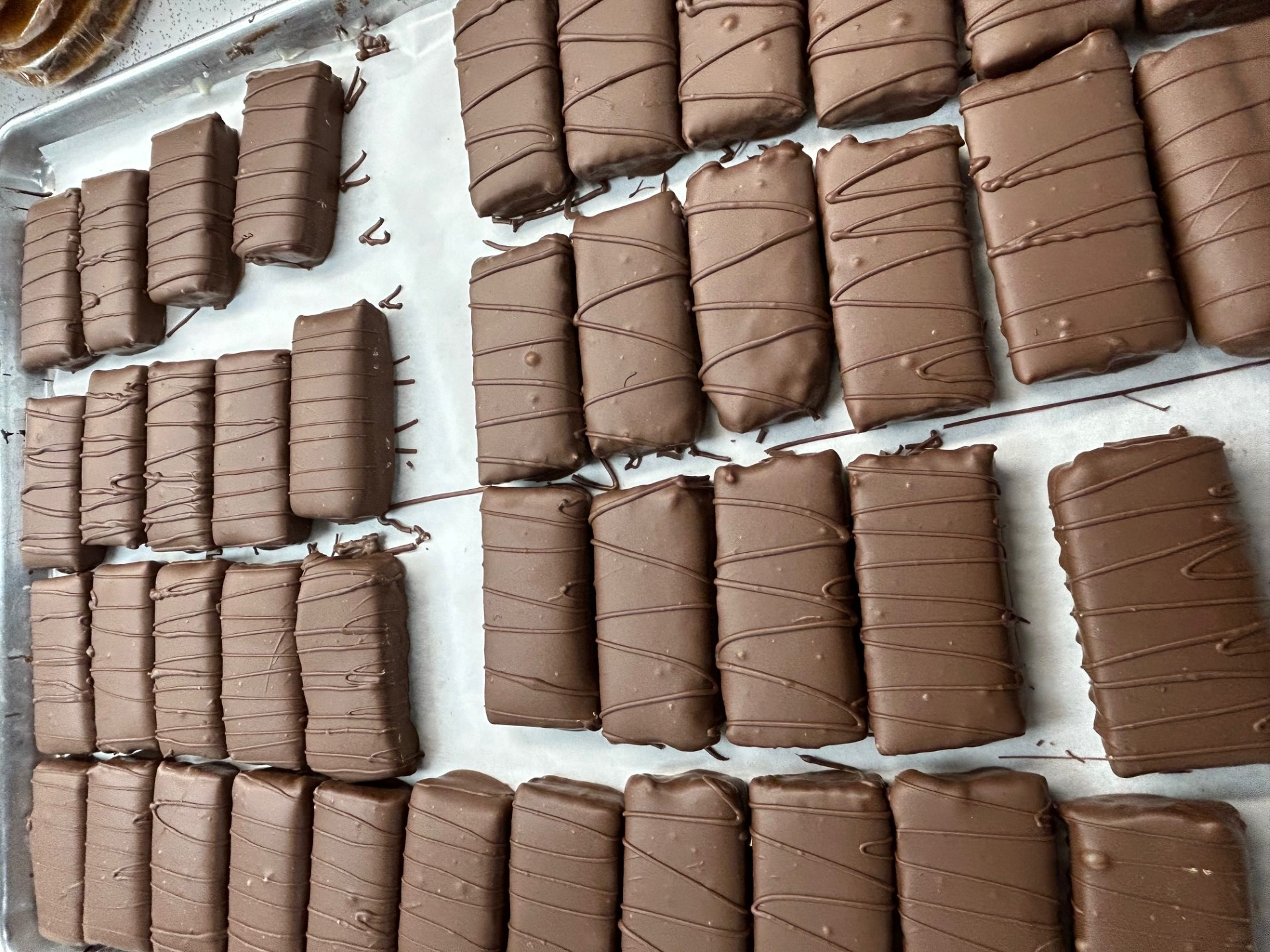 Chocolate Marzipan Bars