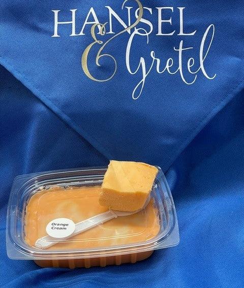 Orange Creamsicle Butter/Cream Fudge 1/2lb from Hansel and Gretel Candy Kitchen Helen Georgia