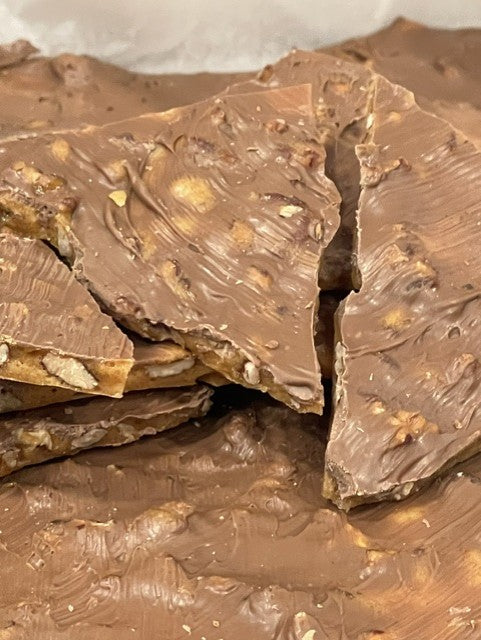 Chocolate Covered Peanut Brittle