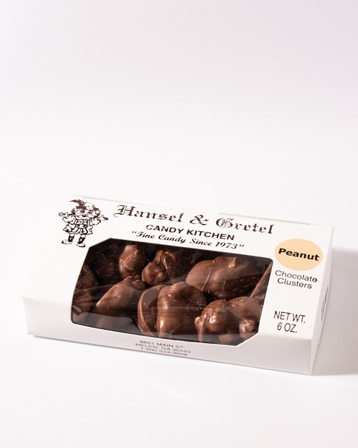 Peanut Clusters 6oz Box - Hansel And Gretel Candy Kitchen - Helen GA