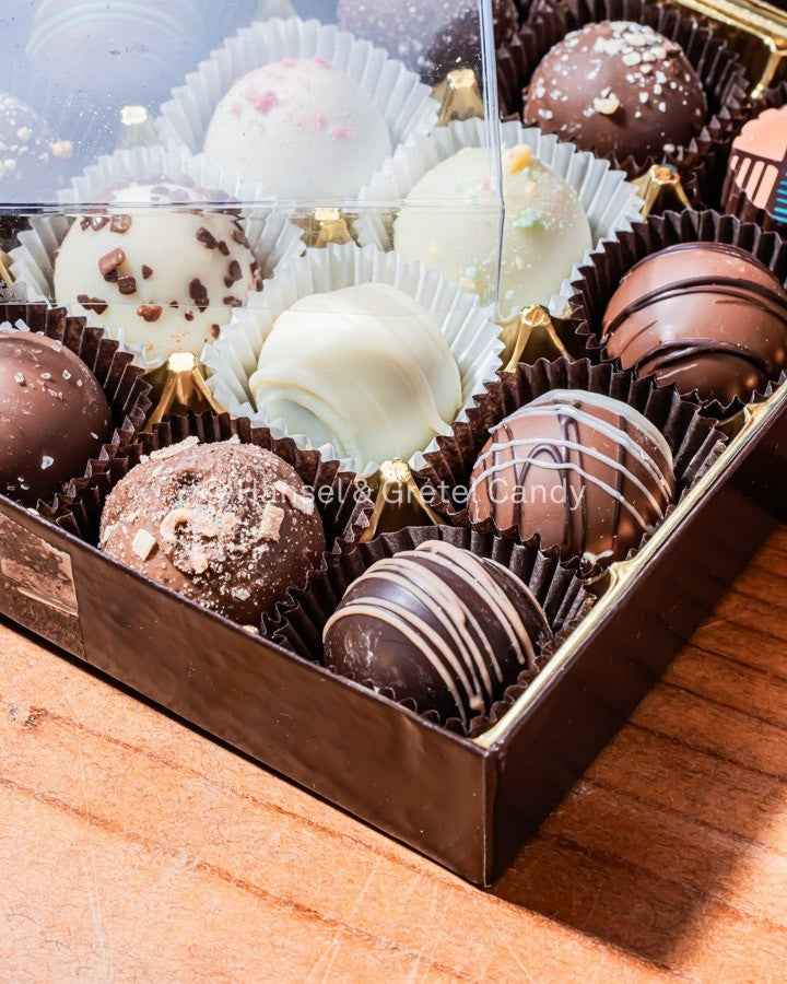 16pc Pre Packaged Assorted Truffles from hansel and gretel candy kitchen helen georgia