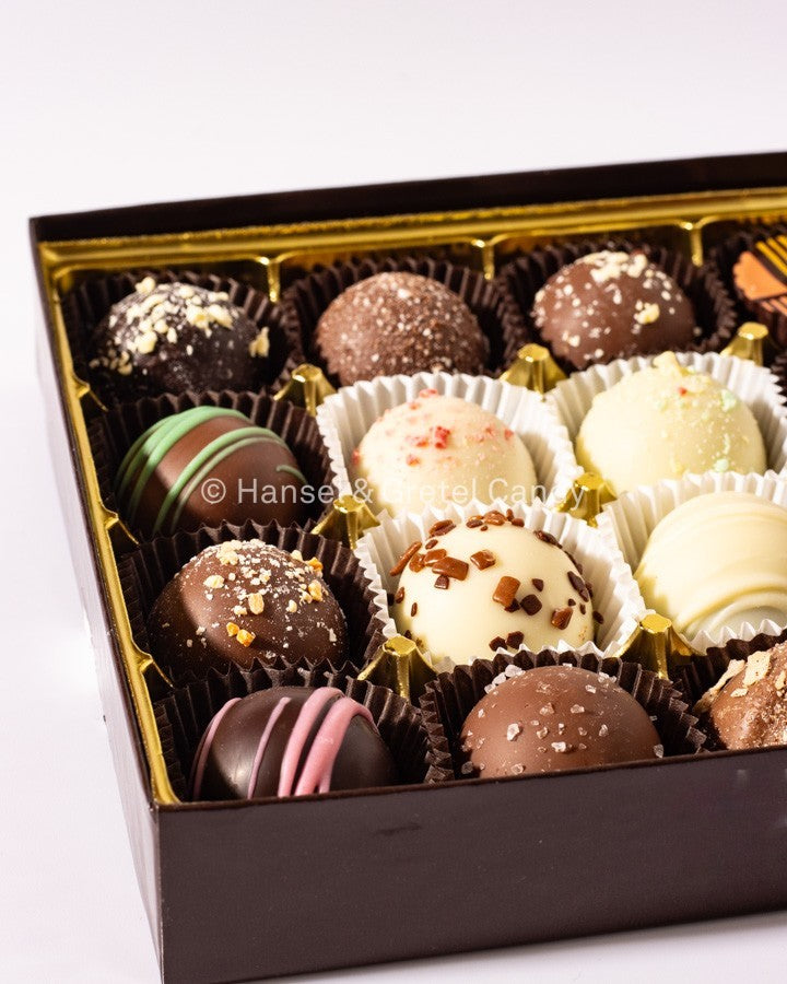 16pc Pre Packaged Assorted Truffles from hansel and gretel candy kitchen helen georgia
