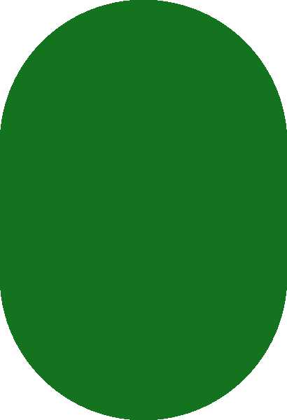 green oval