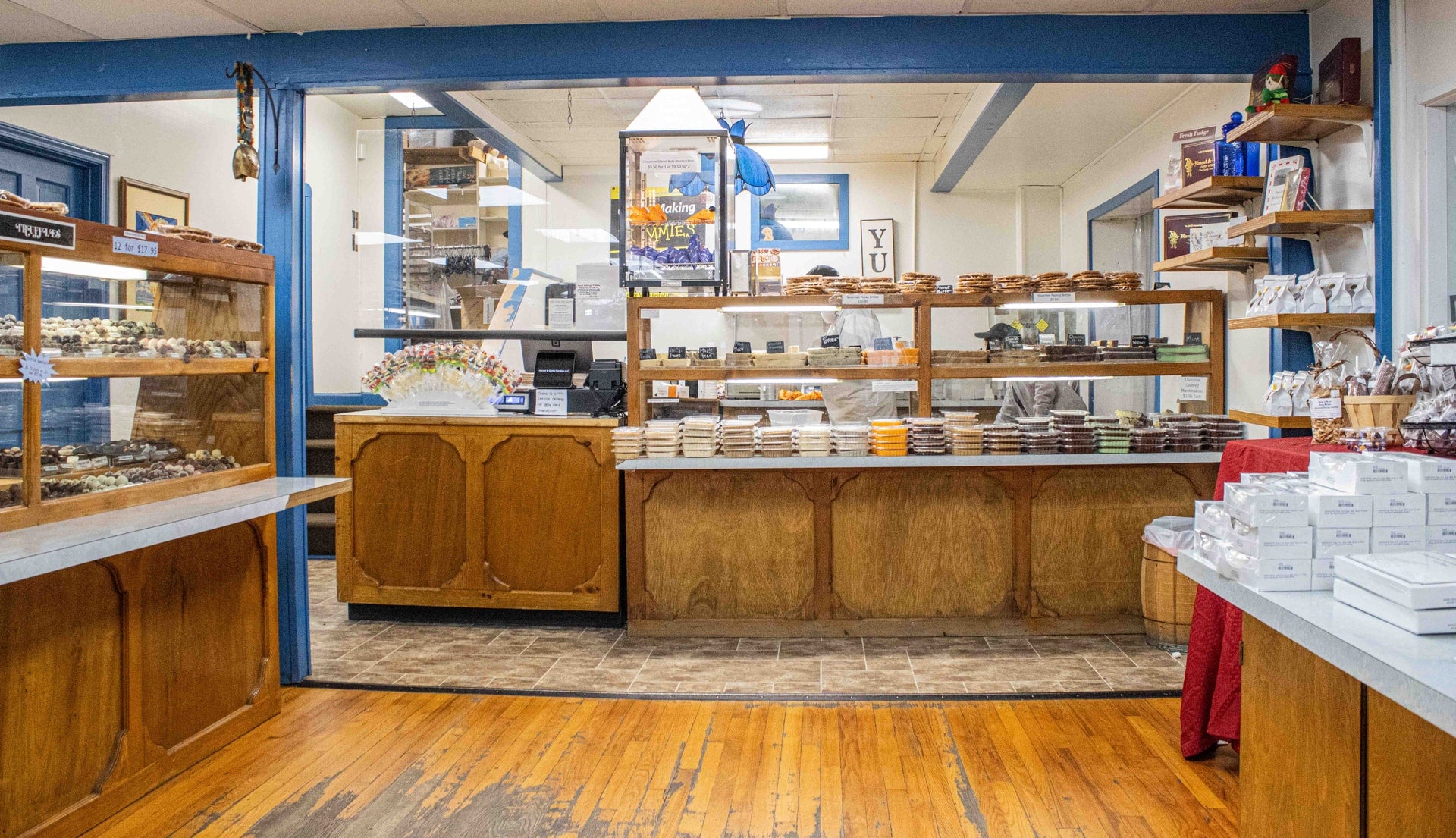 Inside of 8651 N Main St. Helen, GA Hansel and Gretel Candy Kitchen